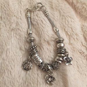 Fashion bracelet with all the charms